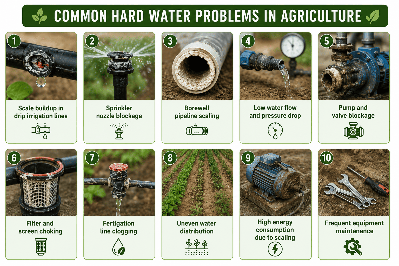 Hard Water Problems in Agriculture