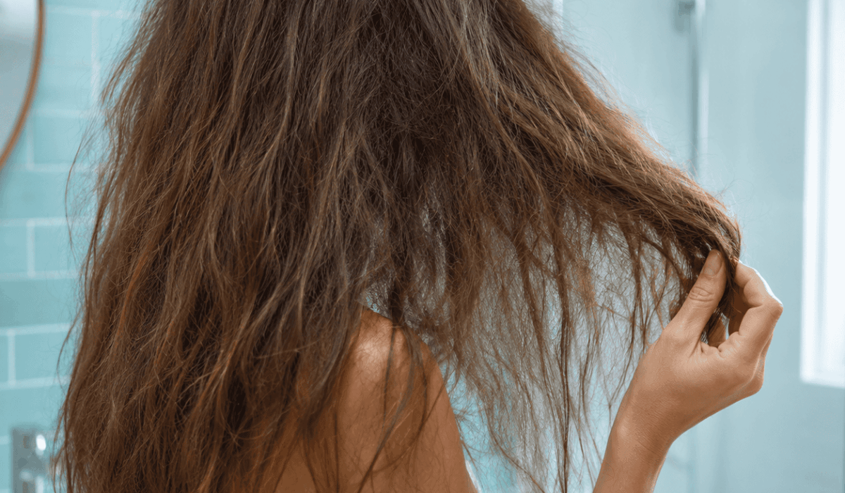 hairs hard water