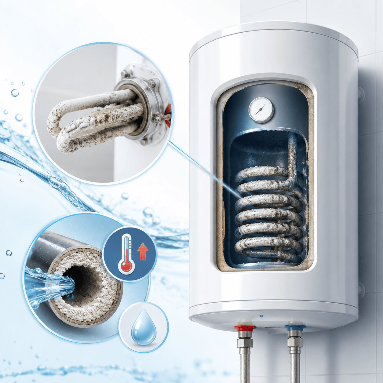 Hard water scale effects