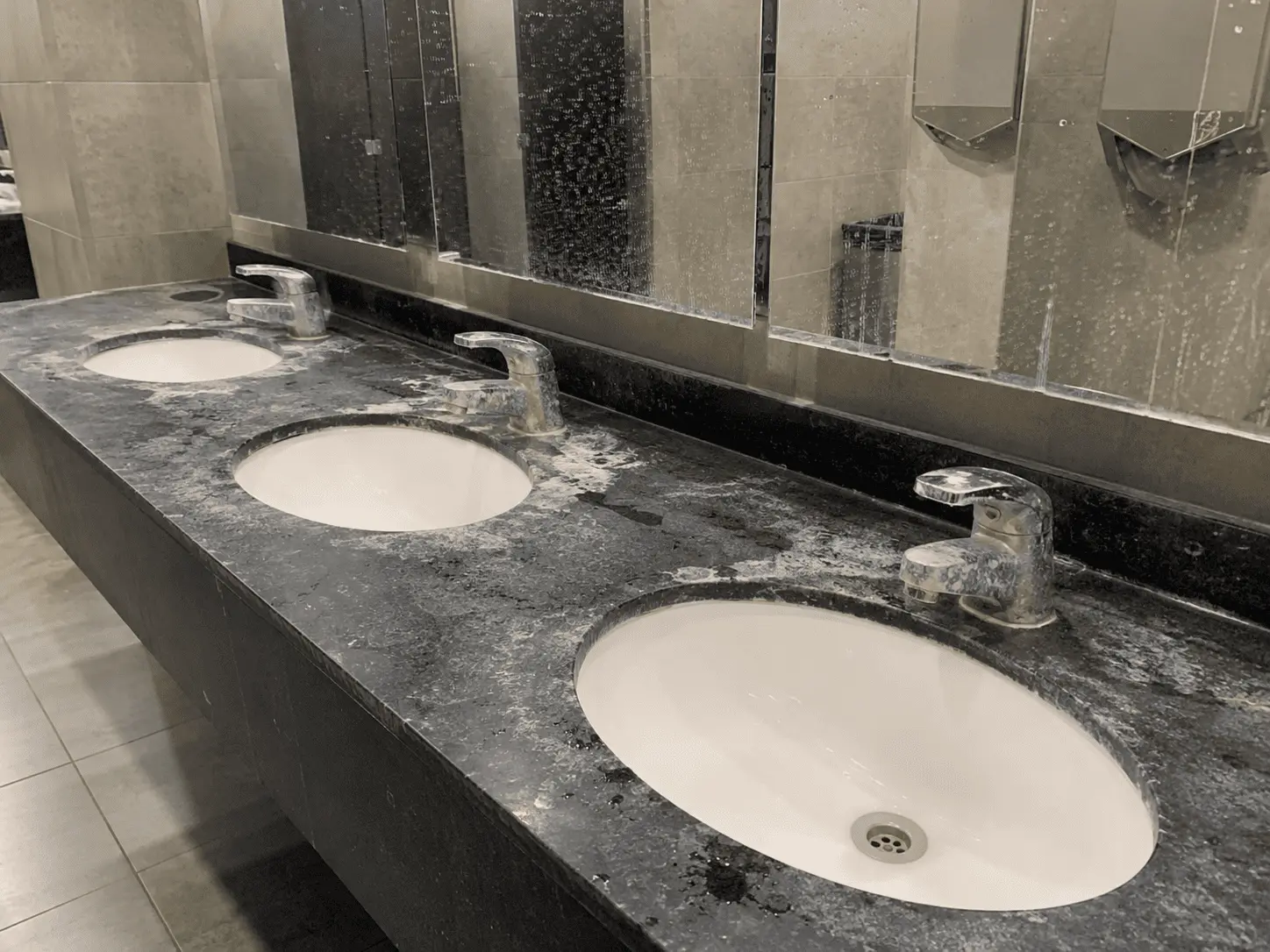 Commercial hard water problem before Ethix