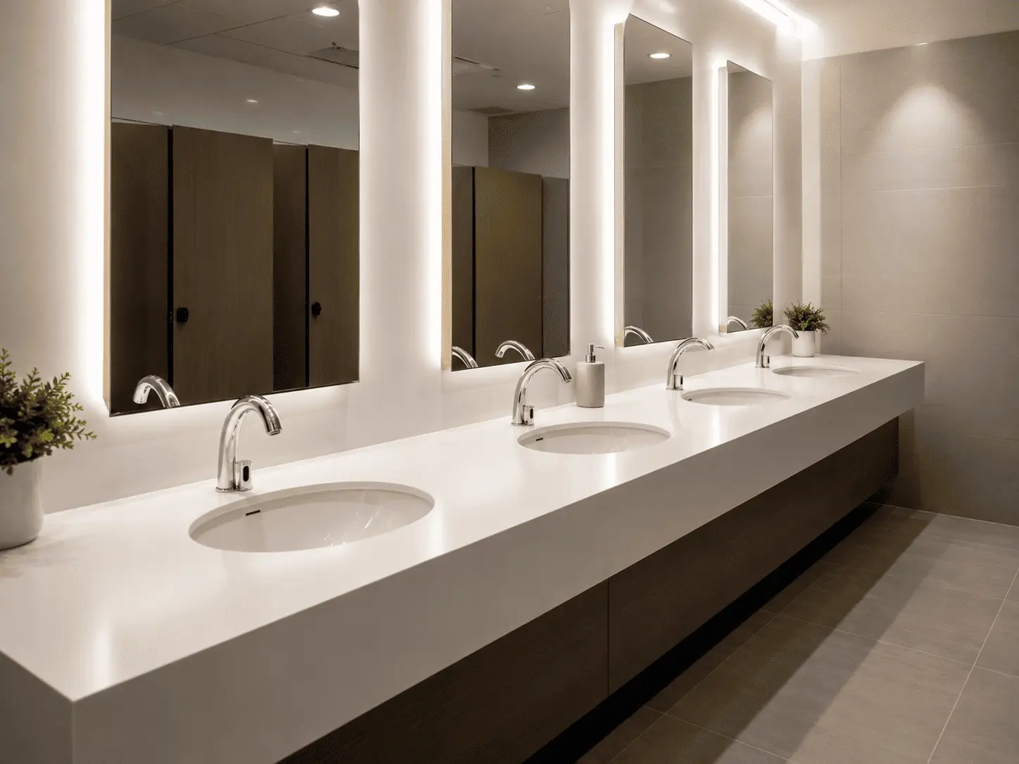 Commercial hard water improvement after Ethix