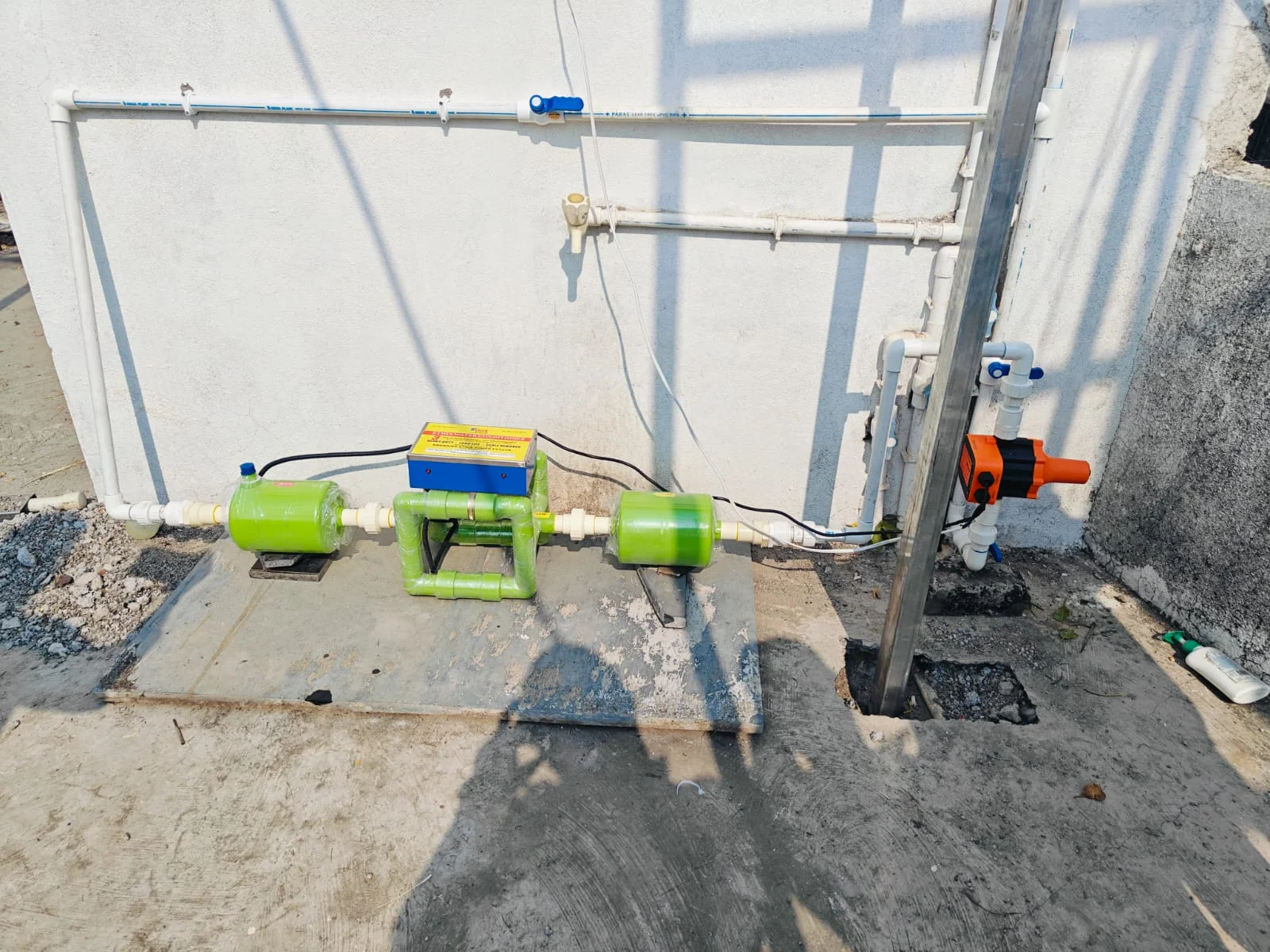 Ethix Water Conditioner installation project 11