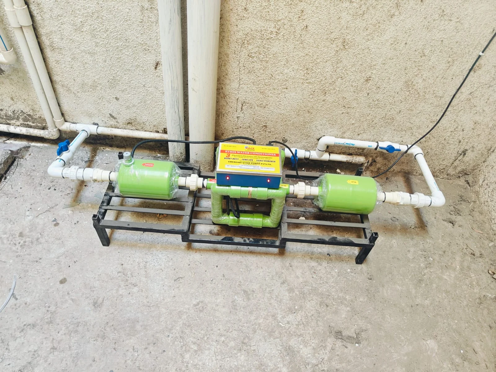 Ethix Water Conditioner installation project 06