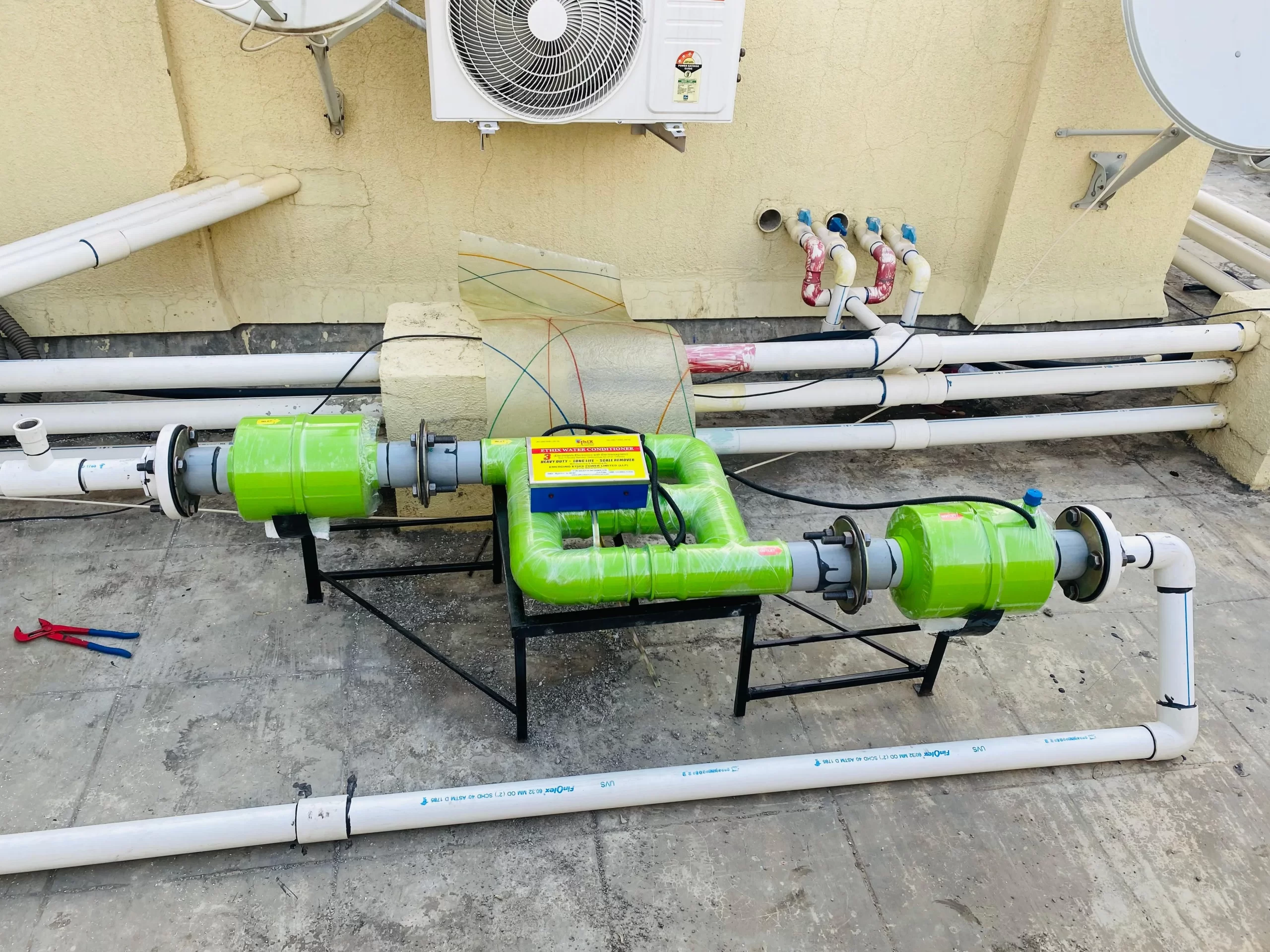 Ethix Water Conditioner installation project 49