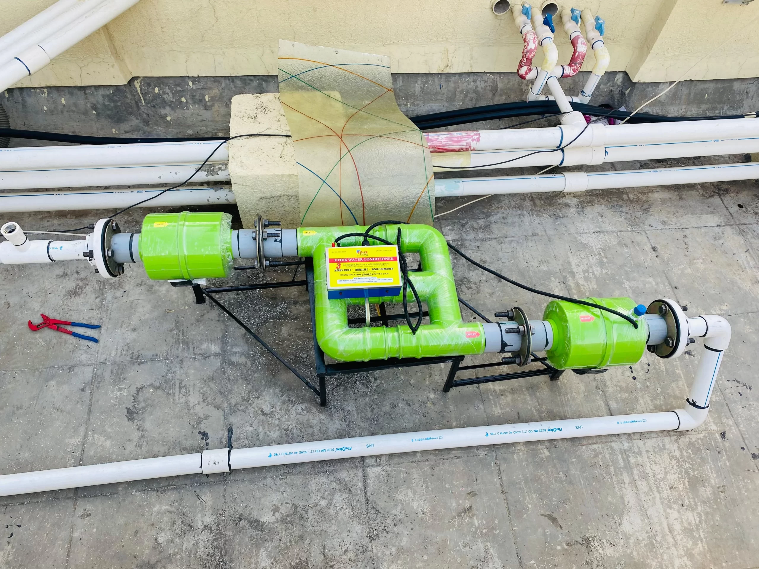 Ethix Water Conditioner installation project 48