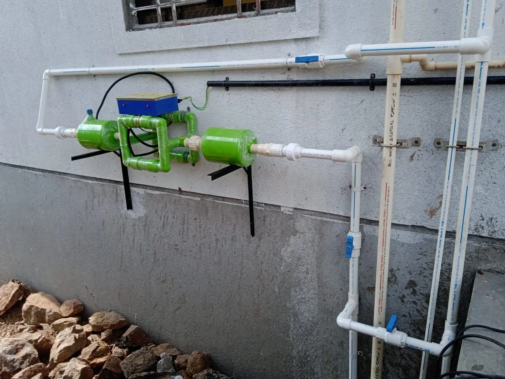 Ethix Water Conditioner installation project 46