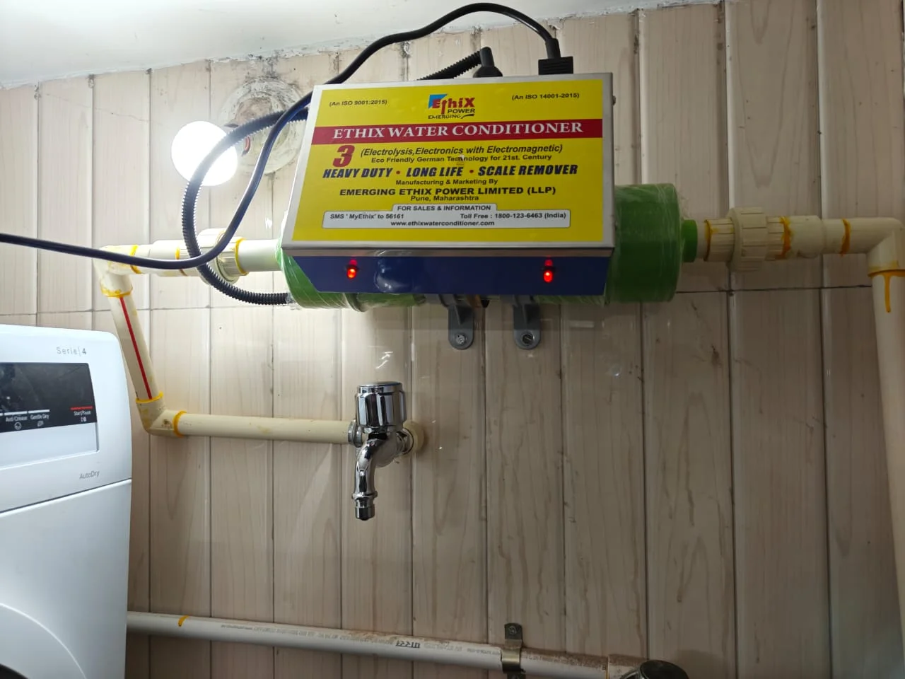 Ethix Water Conditioner installation project 38