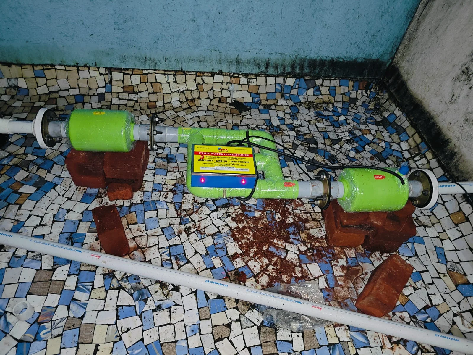 Ethix Water Conditioner installation project 32