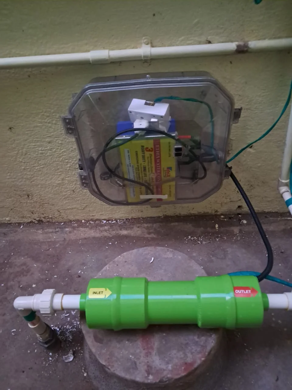Ethix Water Conditioner installation project 27