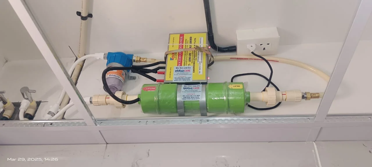 Ethix Water Conditioner installation project 51
