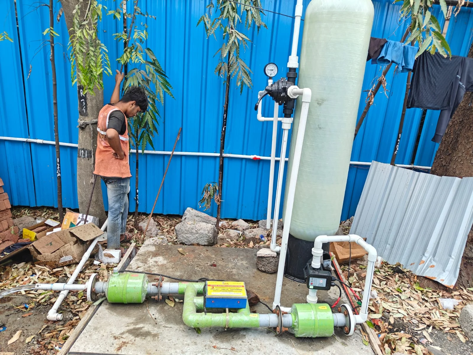 Ethix Water Conditioner installation project 50