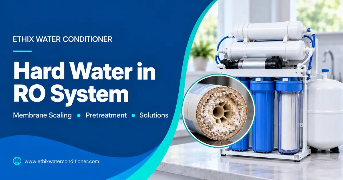 Hard water in RO system causing membrane scaling and pretreatment issues